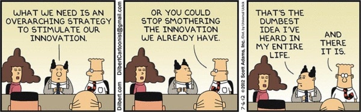 Innovation - Dilbert Style