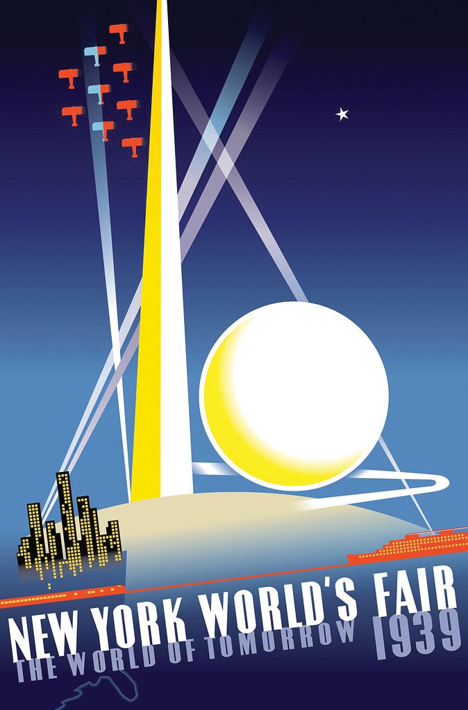 Poster for the 1939 New York World’s Fair. Poster for the 1939 New York World’s Fair.