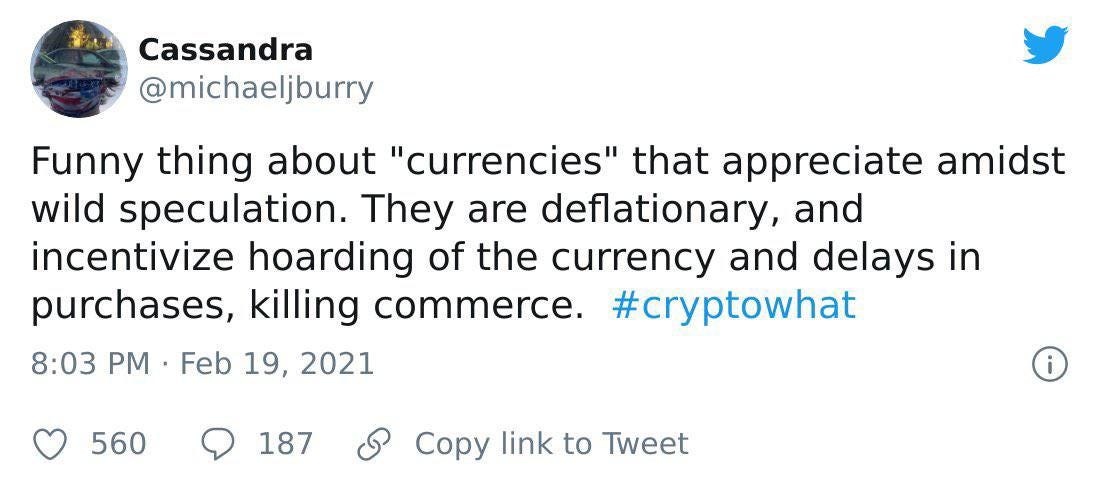 Human's greedy nature will never allow useless eaters to find out that cryptocurrency is Transhumanism Trojan Horse.

Watch and learn, Rockefellers:
- the Fed Act, 1913
- NSA/CIA, 1947-1952
- cybernetics/AI
- GFC & Bitcoin, 2008
 