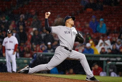 Dellin Betances has wowed management and fans this season, striking out 42 batters in 24.1 innings pitched. Dellin Betances has wowed management and fans this season, striking out 42 batters in 24.1 innings pitched.