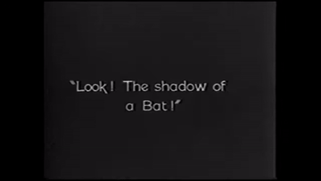 The original Bat Signal (1926).