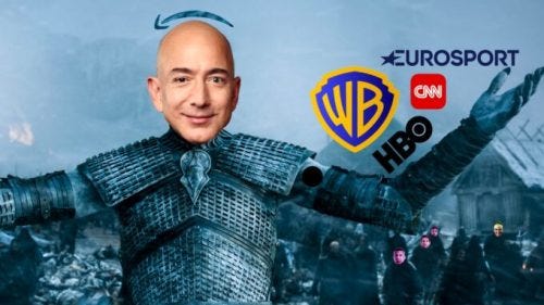 Amazon étend son empire en France. // Source : Montage Numerama