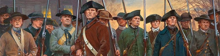 Portrait of Soldiers at Lexington