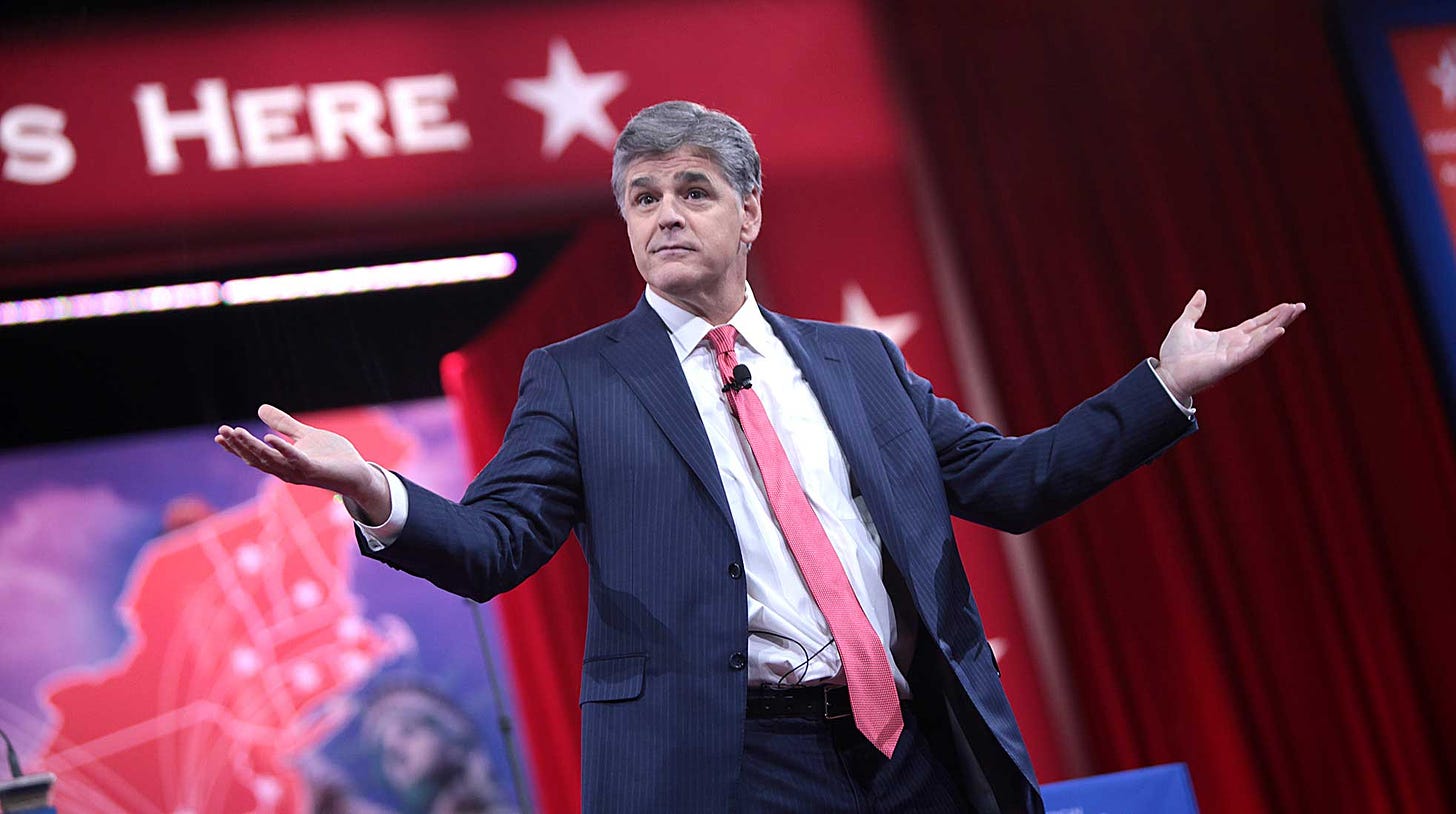 Sean Hannity är ett av amerikanska tv-kanalen Fox News största dragplåster. Foto: Gage Skidmore via Wikimedia Commons (CC BY-SA 2.0)
