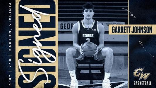 Garrett Johnson commits to GW