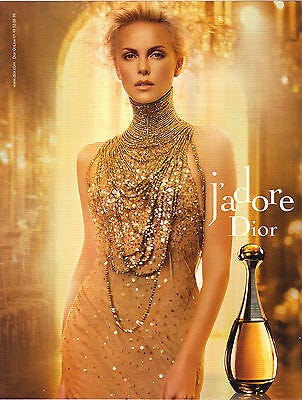 PUBLICITE ADVERTISING 2011 CHRISTIAN DIOR Parfum J'ADORE CHARLIZE THERON |  eBay