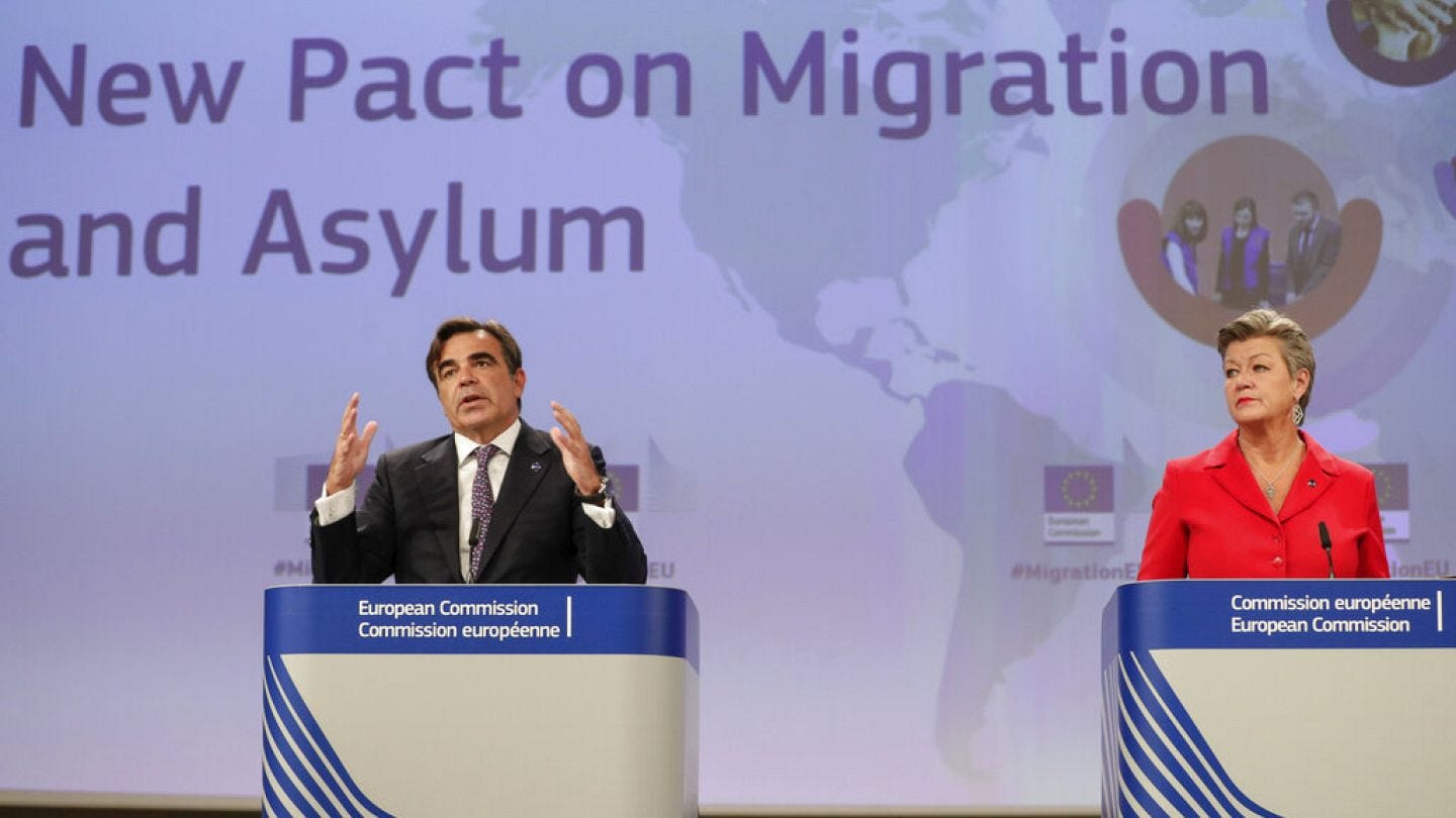 What is the EU's new migration pact and how has it been received?