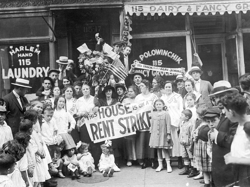 1918–1920 New York City rent strikes - Wikipedia