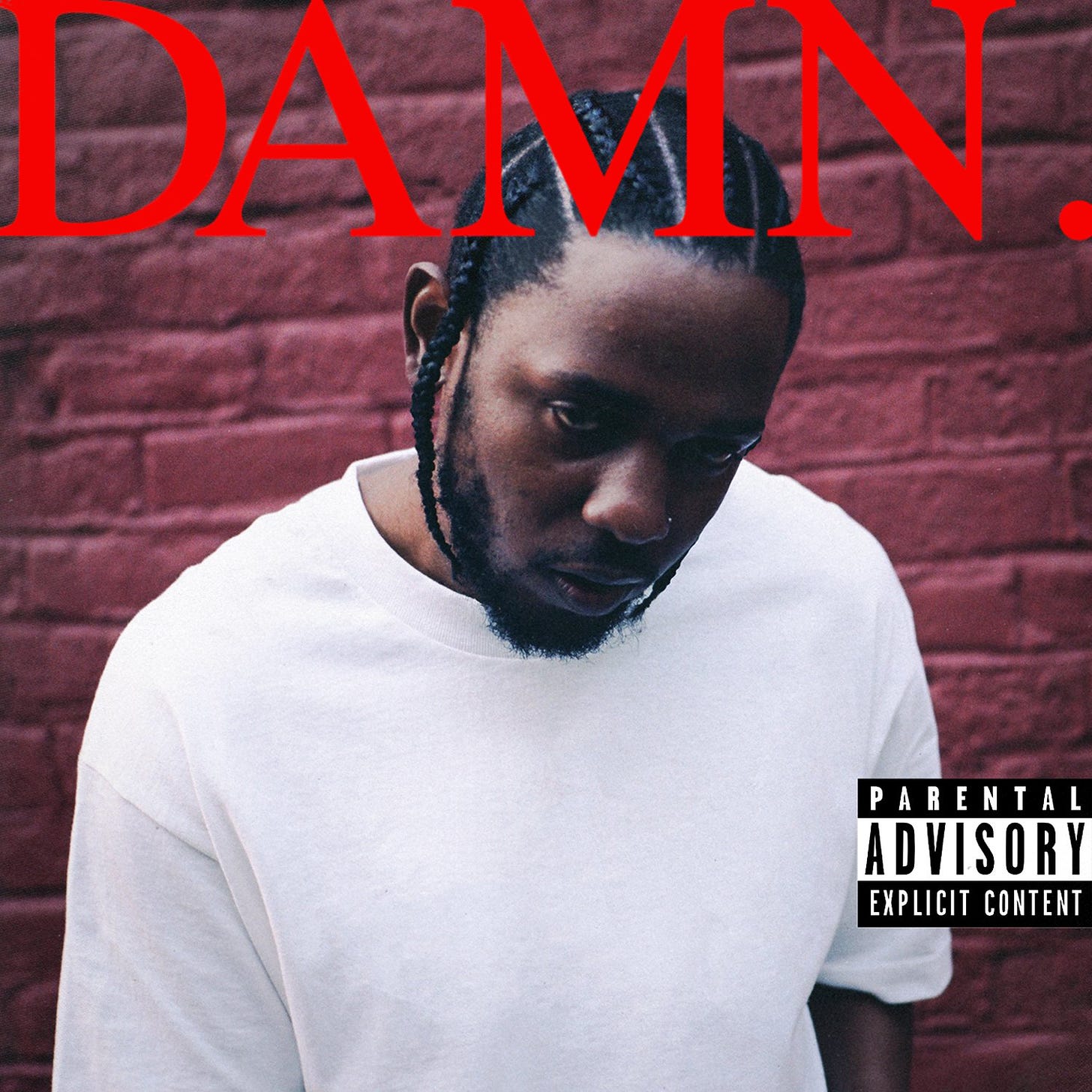 Kendrick Lamar – DAMN. album cover - Fonts In Use