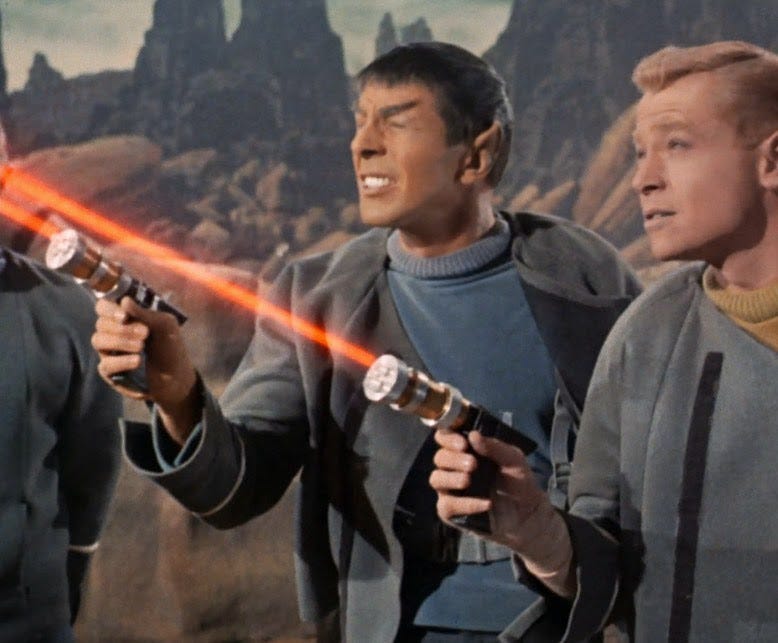 Laser Pistols? | The Trek BBS