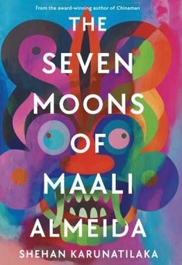 The Seven Moons of Maali Almeida - cover of 2022 ed.jpg