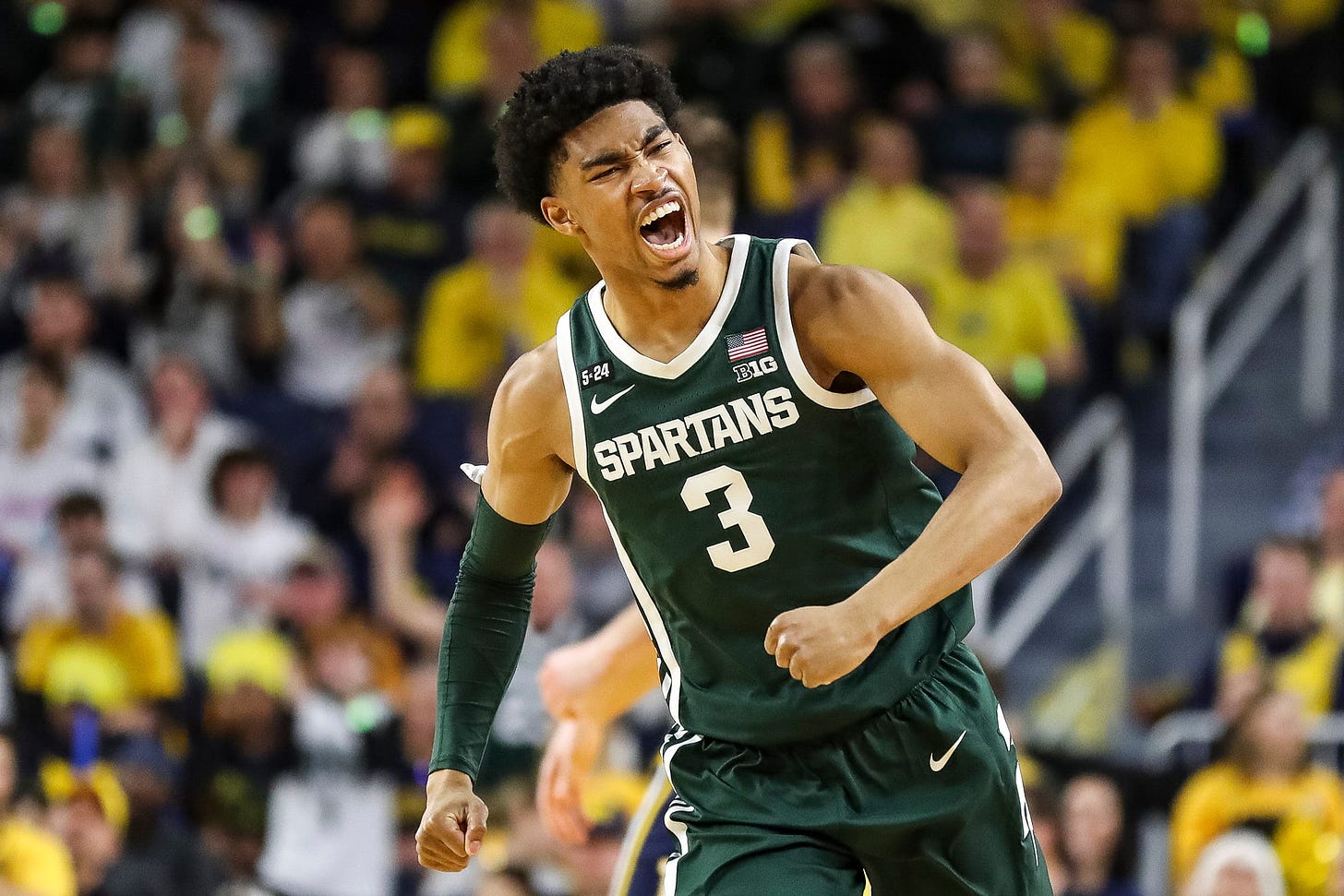 Michigan State basketball's Jaden Akins to enter NBA draft 2023