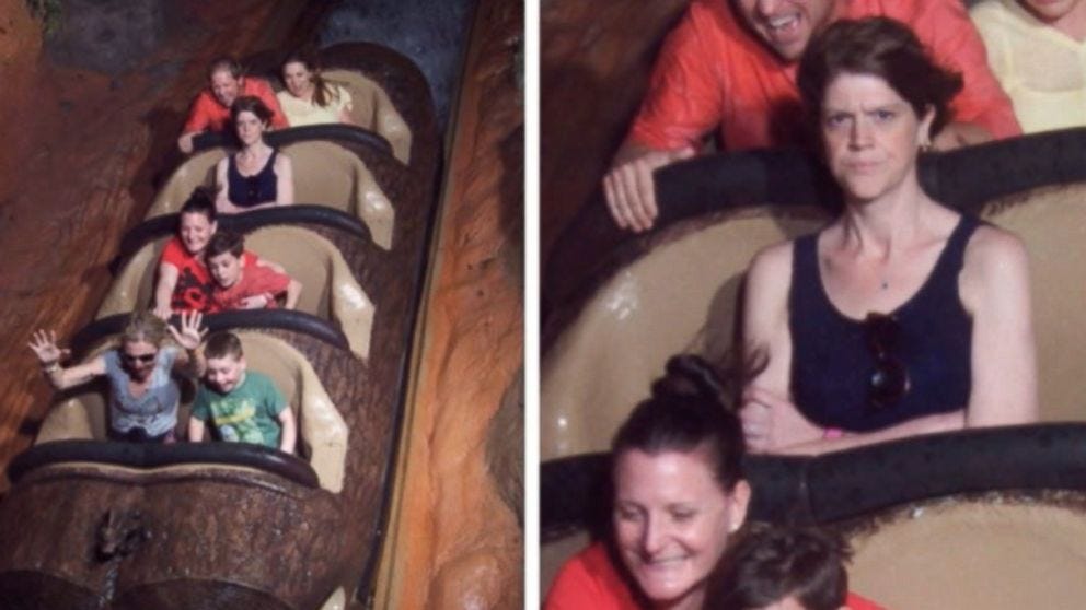 Meet the Woman Whose Angry Splash Mountain Photo Became a Meme - ABC News