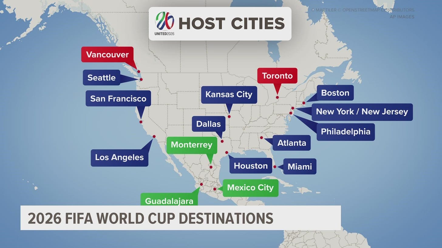 2026 world cup host cities
