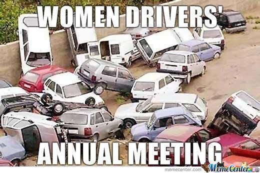 Woman drivers meet | Women drivers, Driving humor, Jokes