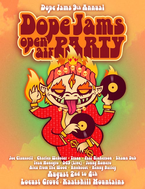 Dope Jams Open-Air Festival - Flyer front
