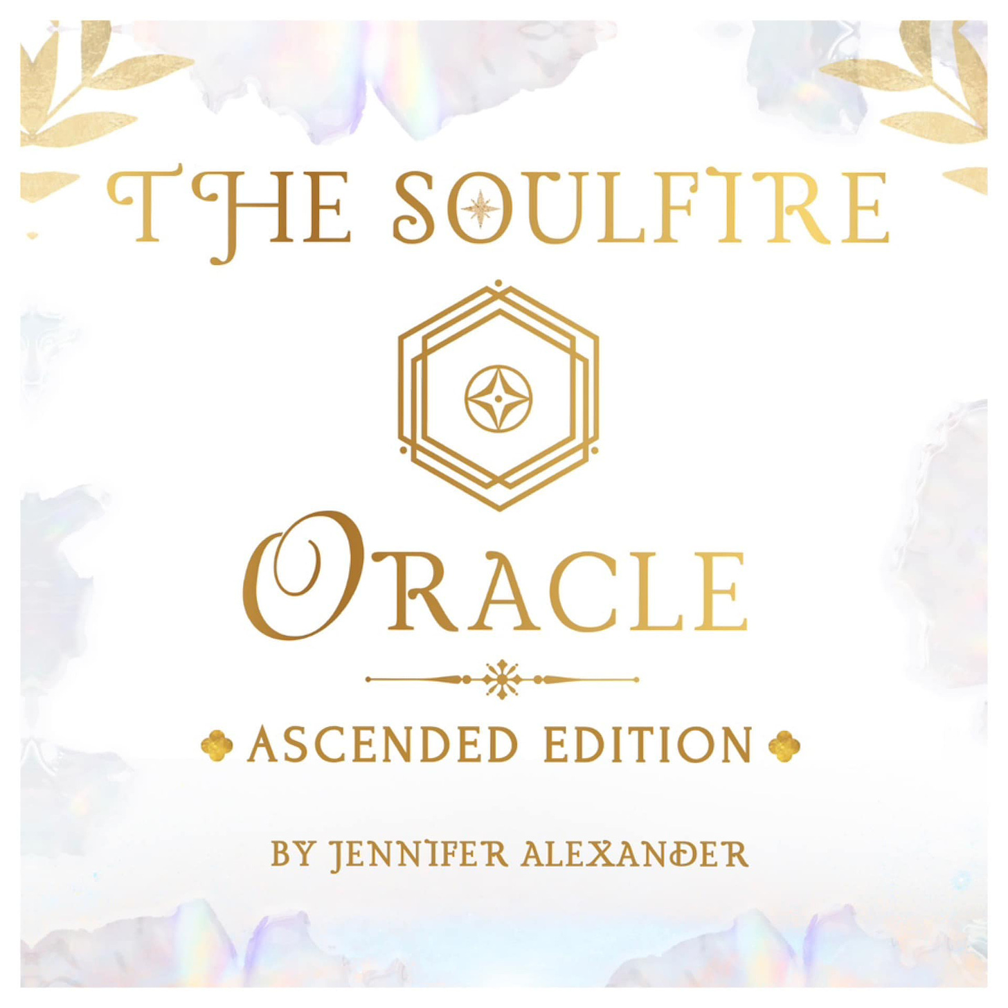 May be an image of text that says 'THE SOULFIRE ORACLE ASCENDED EDITION BY JENNIFER ALEXANDER'