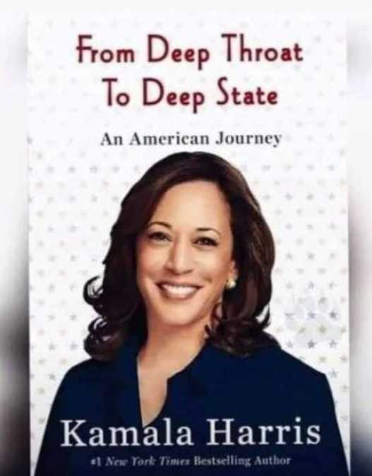 kamala harris book from deep throat to deep state