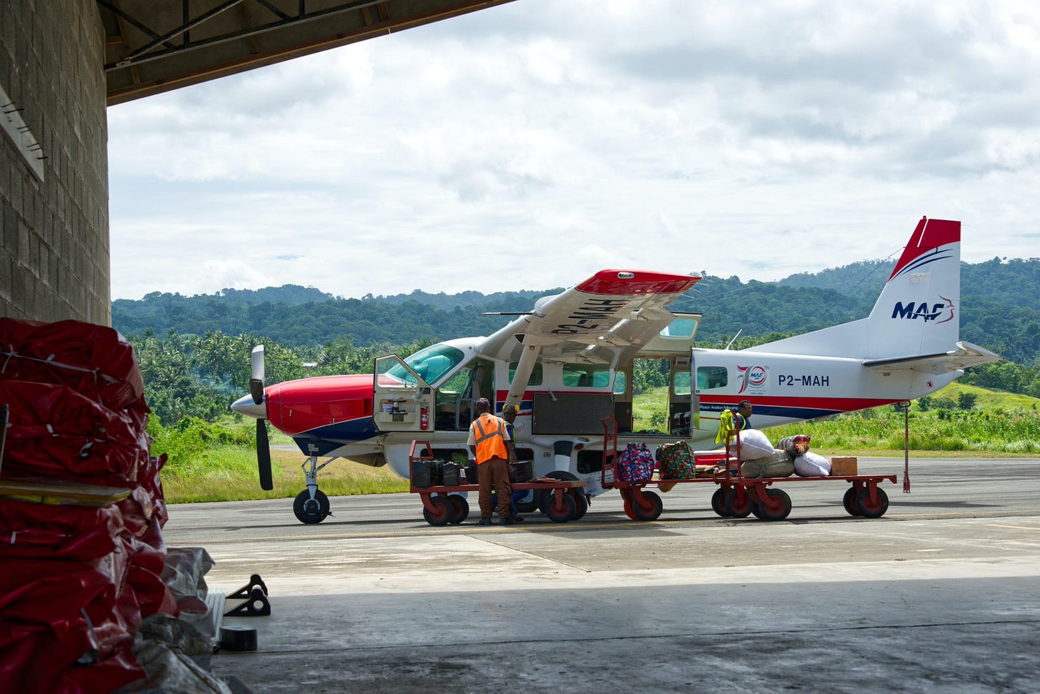 MAF flight from Wewak Papua New Guinea to Hagen