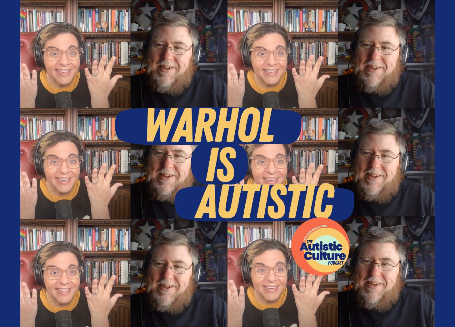 Listen to Autistic podcast hosts discuss: Was Andy Warhol Autistic? Autism Podcast | Meet this Autistic artist who loved repetition and autistic foods! Like many Autistic celebrities, he found cover under the title of "eccentric," but we know--he was one of us.