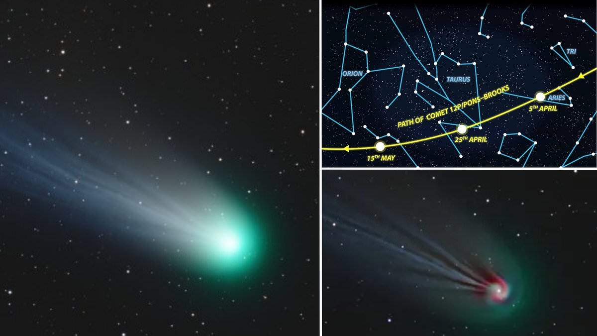 How to see a once-in-a-lifetime green comet: Mount Everest-sized space rock  dubbed the 'Mother of Dragons' makes its first visit to the inner solar  system in more than 70 years - and