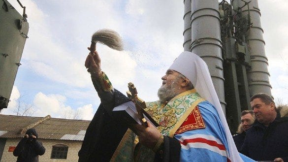 Russian Orthodox Church considers dropping practice of blessing nuclear  weapons