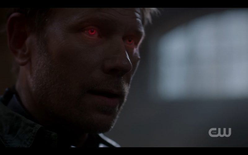 supernatural british invasion lucifer red eyes