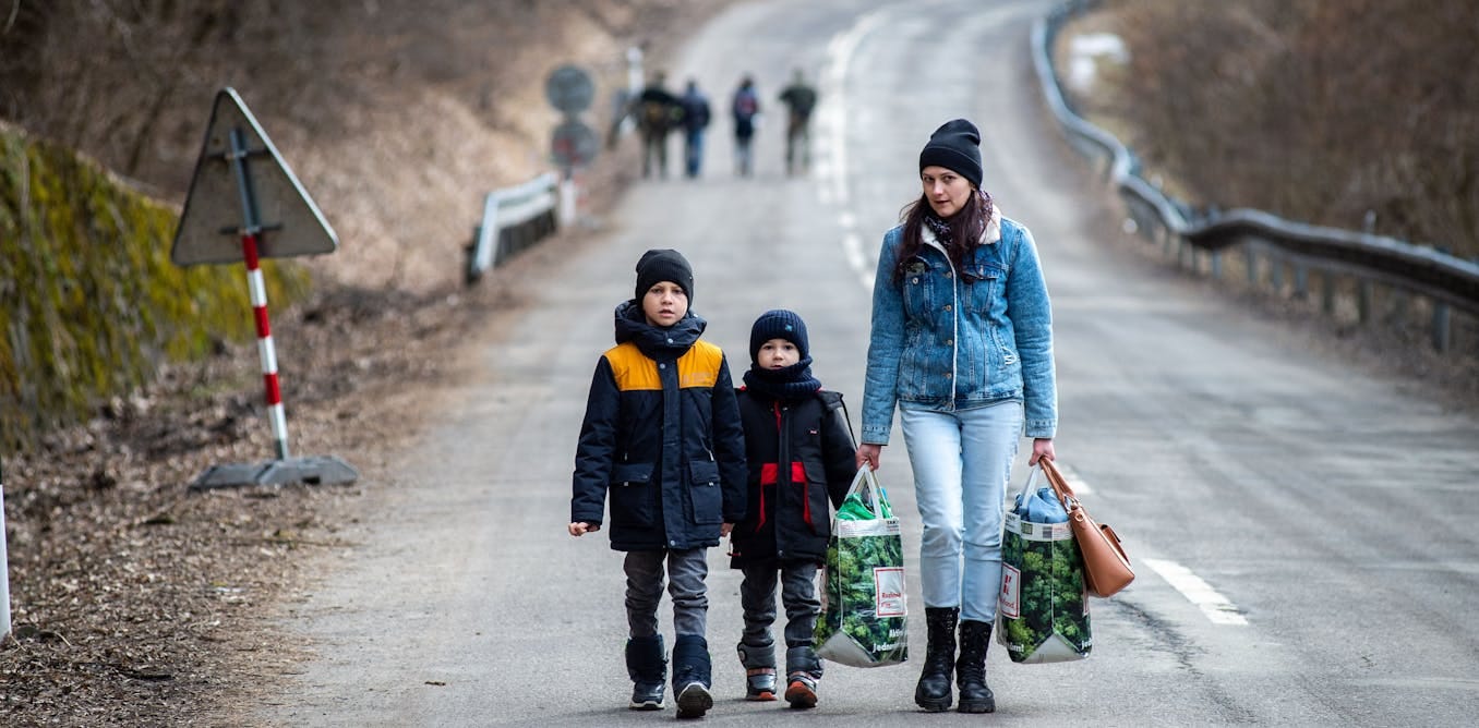 Even once female Ukrainian refugees reach safety, they face new burdens as  single heads of household