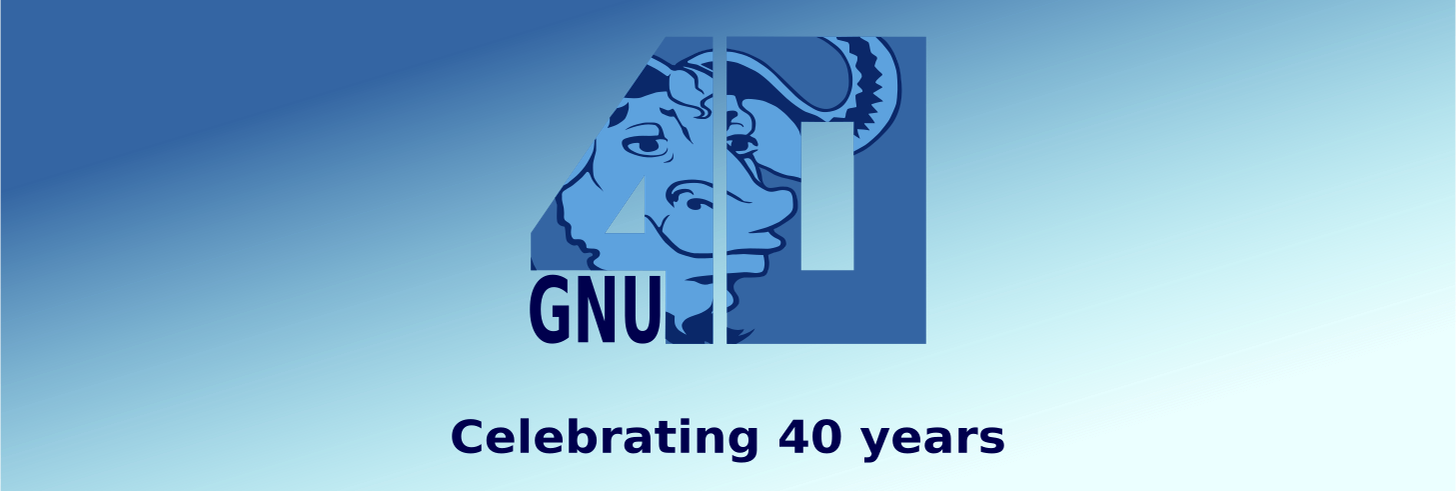 GNU 40th Anniversary