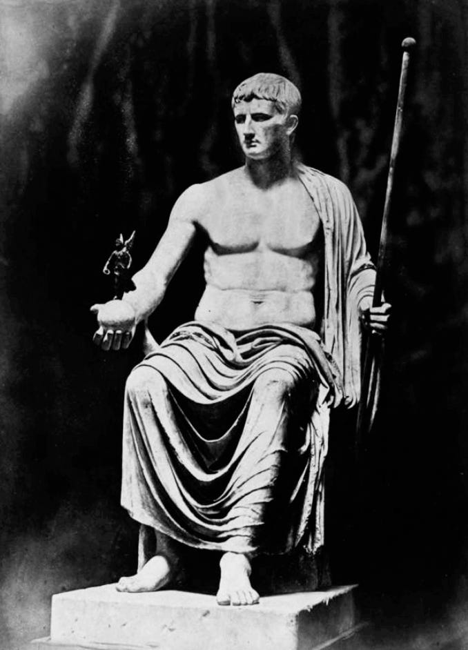File:Statue of the Emperor Octavian Augustus as Jupiter. Marquis Campana  collection. 2.jpg - Wikimedia Commons