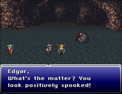 FFVI: Edgar Reacts to Magic