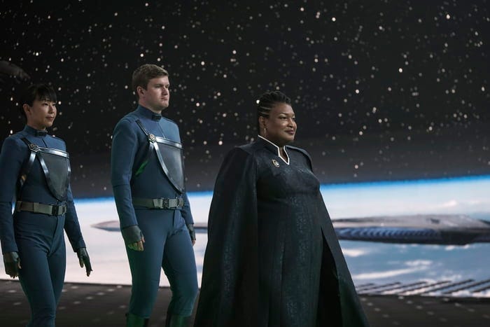 Stacey Abrams in Star Trek. They don't care anymore.