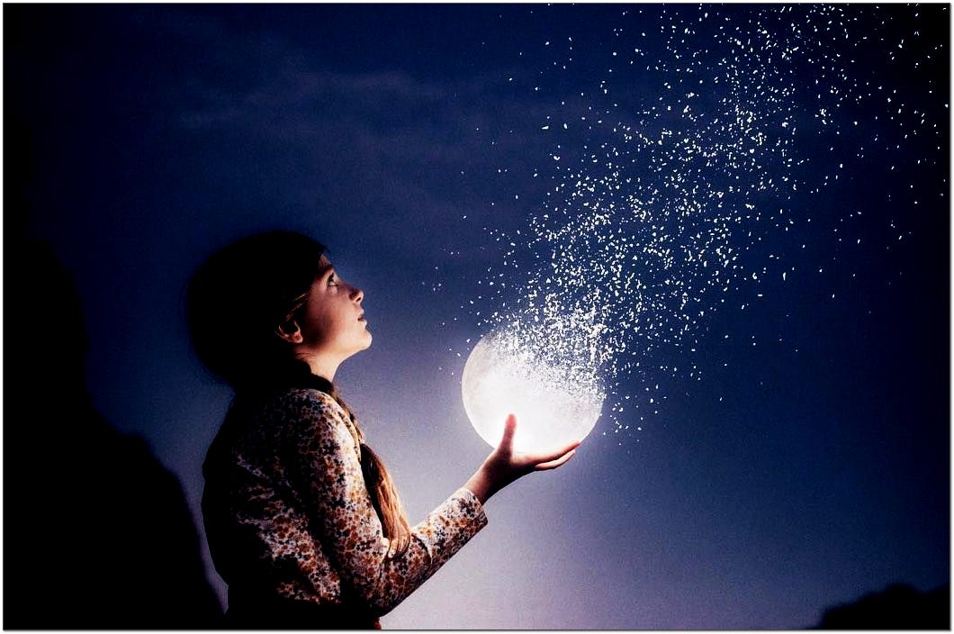 moonlight in hands