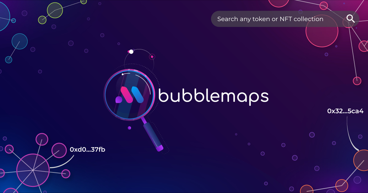 Innovative Visuals for Blockchain Data | Bubblemaps