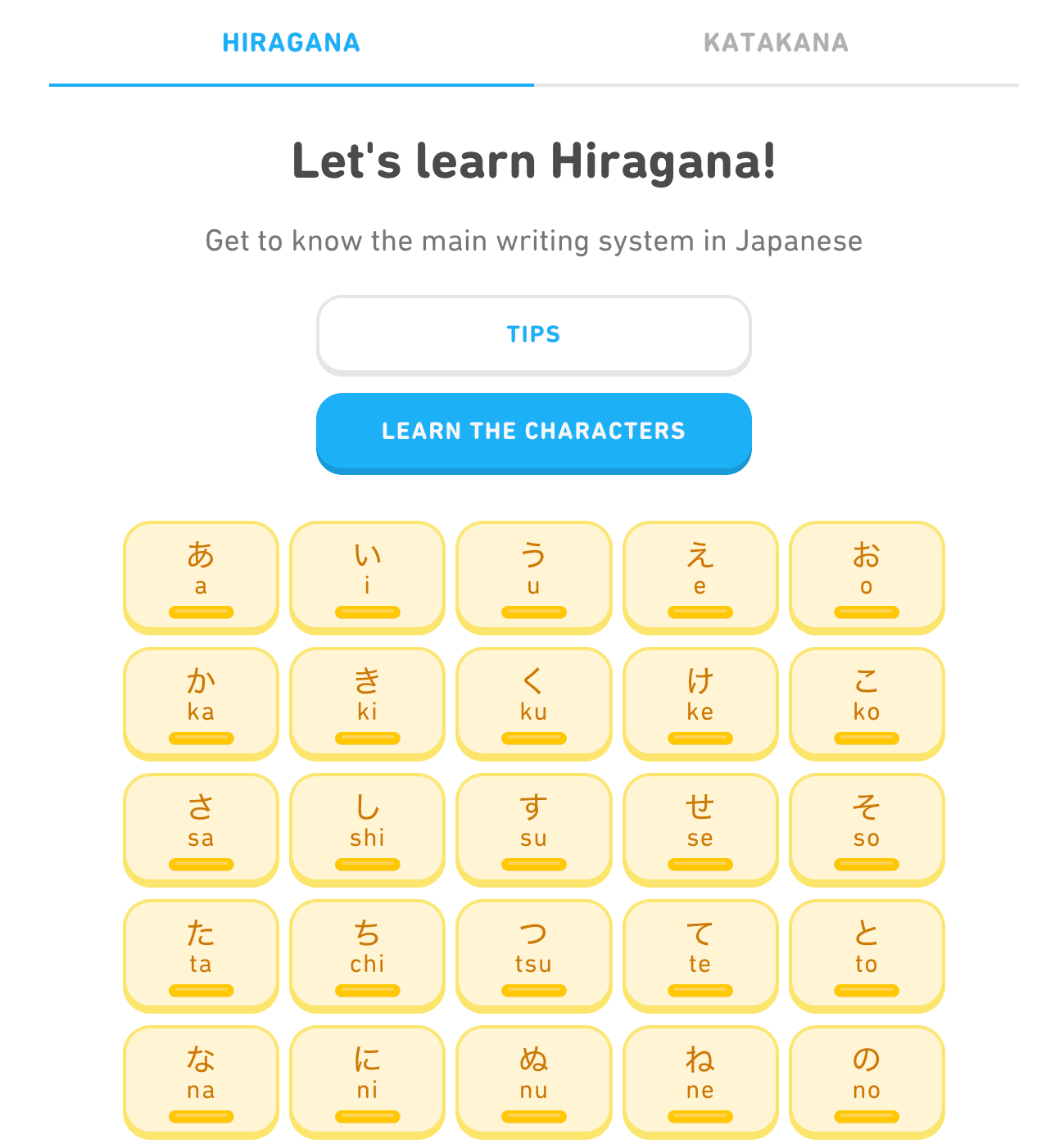 Duolingo is great for learning the alphabet