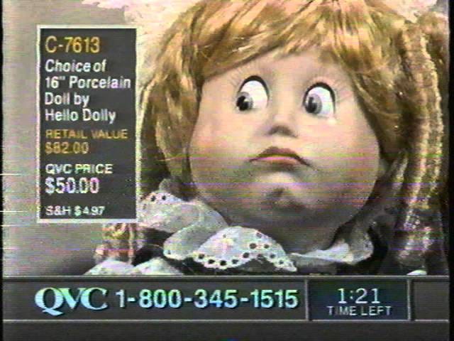 Creepy Hello Dolly Dolls on QVC (1991) - YouTube