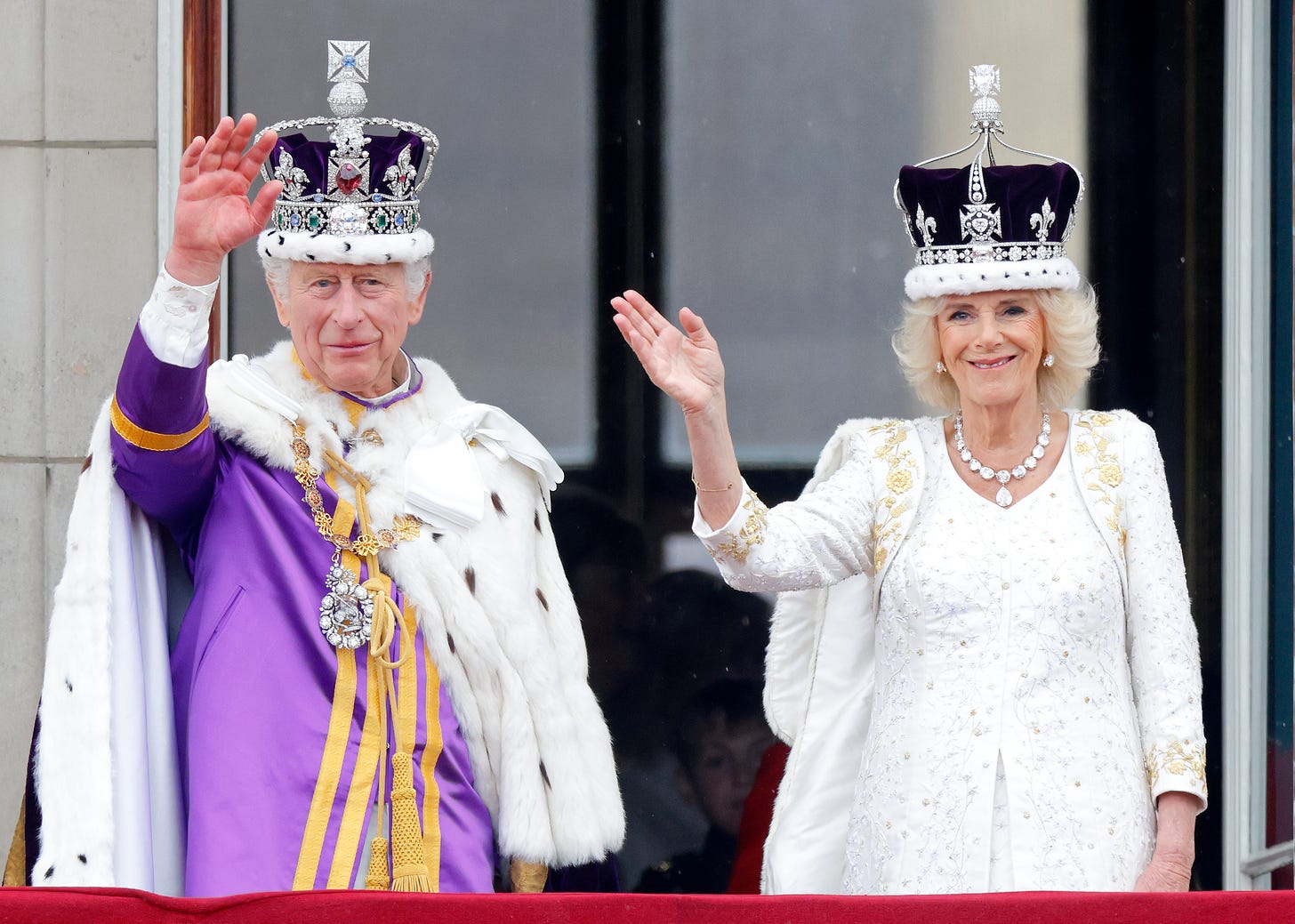 king charles and queen camilla at 2023 coronation