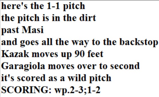 Diamond Mind Baseball Play By Play