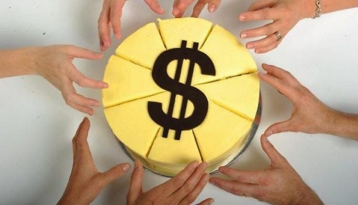 How splitting the pie with founders and partners