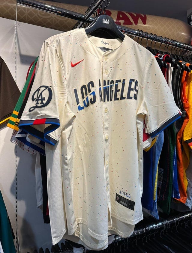 r/Dodgers - Dodgers City Connect leak? (via @DyeMyColor on Twitter)
