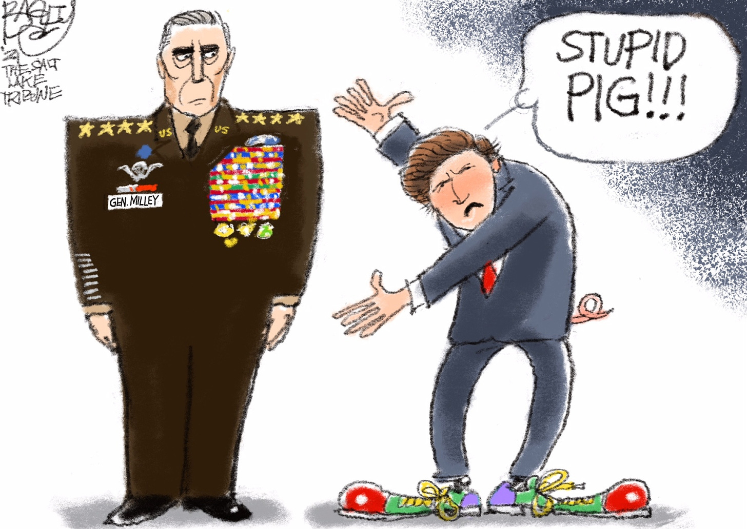 Tucker Carlson trashes American military but praises Putin