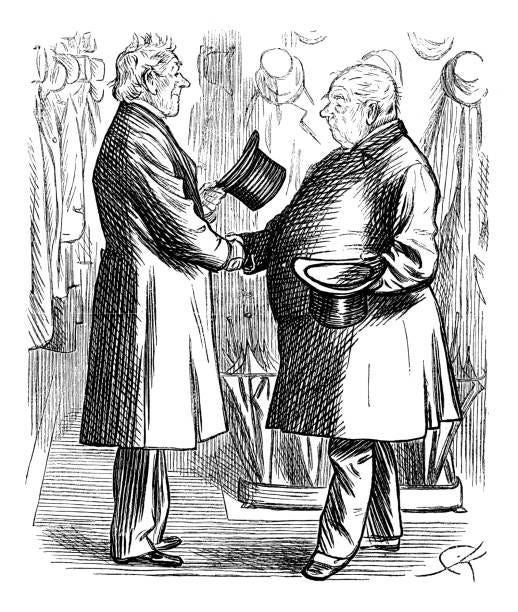 460+ Drawing Of A Two Men Shaking Hands Stock Illustrations ...