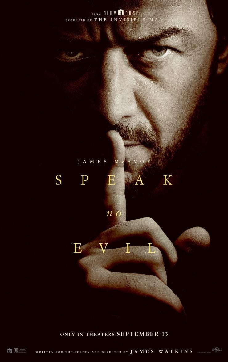 Speak No Evil' Poster - Something's Not Right With James ...