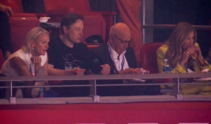 What Elon Musk Said As His Pic Sitting Next To Rupert Murdoch At Super Bowl  Goes Viral