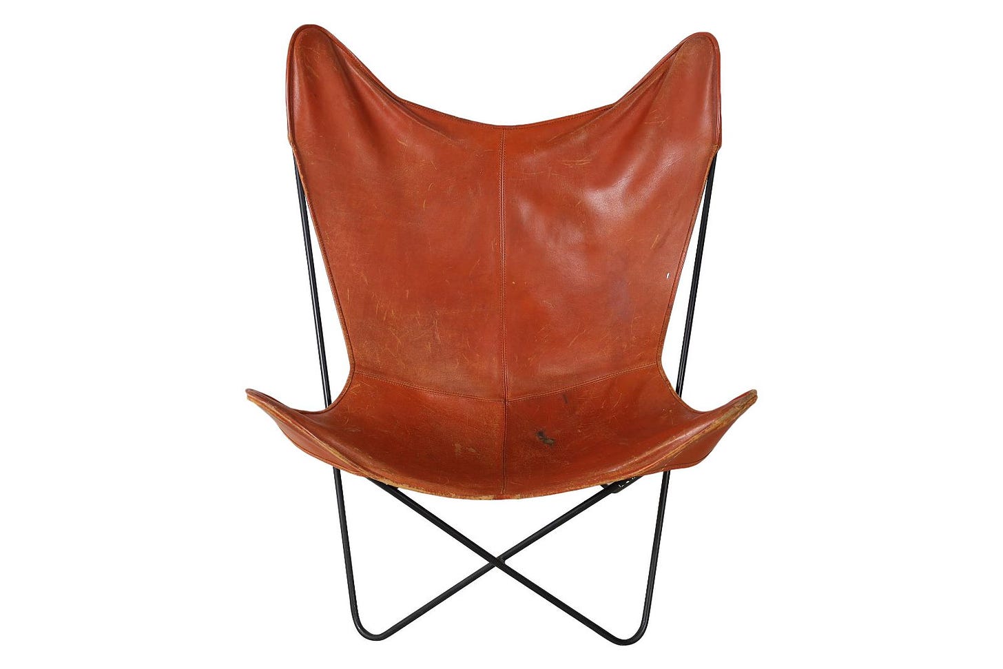 Knoll Hardoy Leather Butterfly Chair