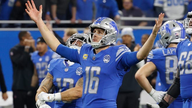 Detroit Lions beat L.A. Rams, 24-23, for first playoff win in 32 years