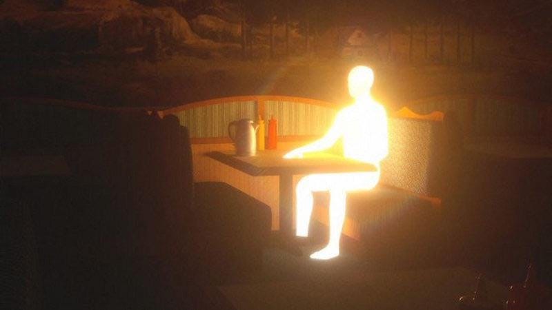 Guy glowing at a table : r/shitpostsd