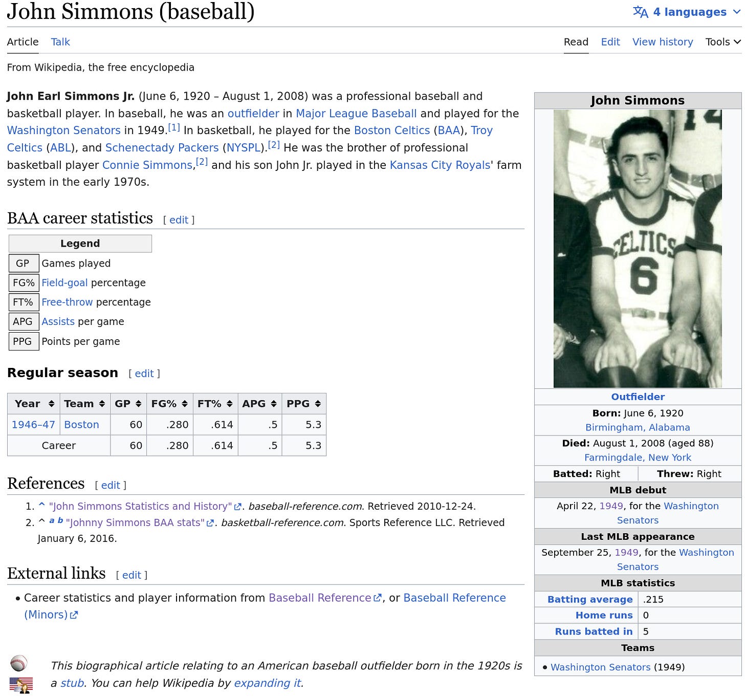 John Simmons Wikipedia