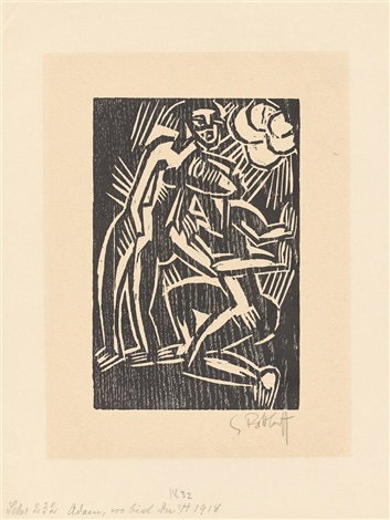 Adam, wo bist Du by Karl Schmidt-Rottluff on artnet