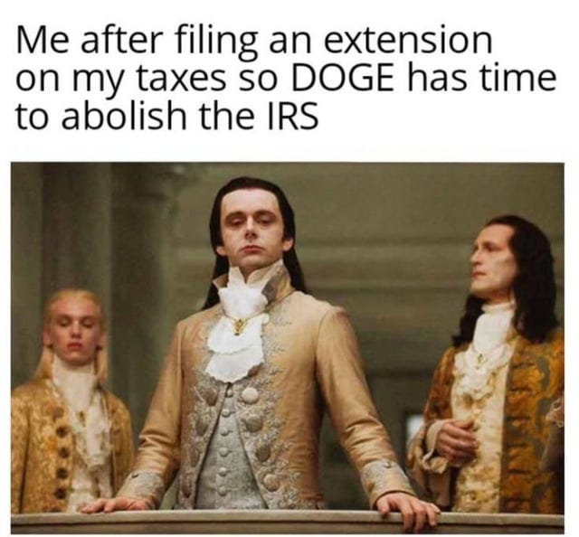 r/ConservativeMemes - File that tax extension